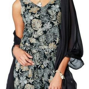 J.Jill NWT! Floral Sleeveless Jumpsuit